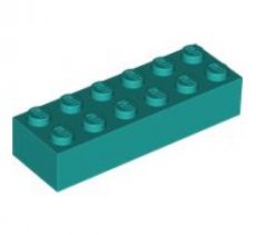 LEGO® 6249420 D TURQUOISE - H-19-C LEGO® 2x6 DONKER TURQUOISE