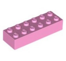 LEGO® 6054860 - 6228963 L ROZE - M-16-D LEGO® 2x6 LICHT ROZE