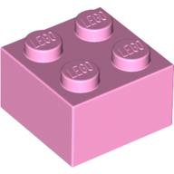 LEGO® 4245307 - 4550359 L ROZE - L-23-G LEGO® 2x2 LICHT ROZE