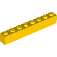 LEGO® 300824 GEEL - L-42-F LEGO® 1x8 GEEL