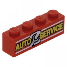 LEGO® 3010px5 ROOD - M-8-D LEGO® 1x4 ROOD