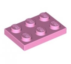 LEGO® 4245290 - 6102999 L ROZE  - M-26-B LEGO® Plaat 2x3 LICHT ROZE