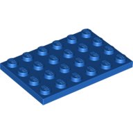 LEGO® 303223 BLAUW - L-32-G LEGO® 4x6 BLEU