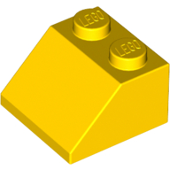 LEGO® 303924 GEEL - H-33-D LEGO® 45 graden 2x2 GEEL