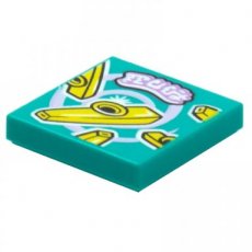 LEGO® 3068bpb1566  D TURQUOISE - MS-47-C LEGO® 2x2 tuile  TURQUOISE FONCE