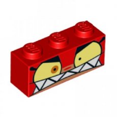 LEGO® 3622pb080 ROOD - MS-75-I LEGO® 1x3 ROOD