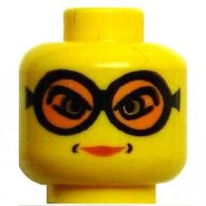LEGO® 3626bpb0126 GEEL - MS-81-K LEGO® hoofd GEEL