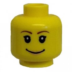 LEGO® 82131 GEEL - M-33-F LEGO® hoofd GEEL