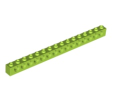 LEGO® 6132379 LIMOEN - H-44-D LEGO® 1x16 steen met gaten LIMOEN