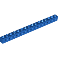 LEGO® 1x16 steen met gaten BLAUW