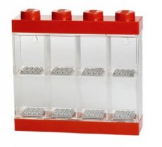 LEGO® Minifigure Display Case 8 Rood