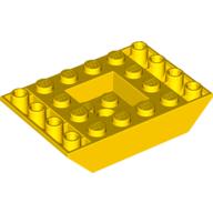 LEGO®  omgekeerde dakpan 45 graden 6x4 dubbel GEEL