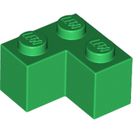 LEGO® 4125281 GROEN - H-18-A LEGO® 1x1x2 hoek GROEN