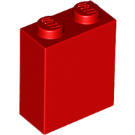 LEGO® 4143832 ROOD - L-9-E LEGO® 1x2x2 met nophouder aan de binnenkant ROOD