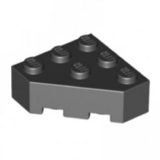 LEGO® ZWART Hoeksteen 3x3