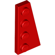 LEGO® 4160866 ROOD - M-17-D LEGO® wig 4x2 rechts ROOD