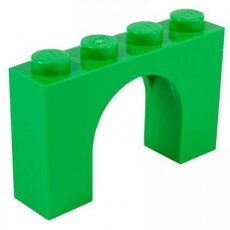 LEGO® 4183073 HELDER GROEN - M-11-D LEGO® 1x4x2 boog HELDER GROEN