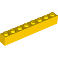 LEGO®  4111843 - 4192022 - 4200026 GEEL - H-28-C LEGO® 1x10 GEEL