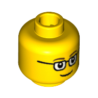 LEGO® 4200908 GEEL - M-20-B LEGO® hoofd GEEL