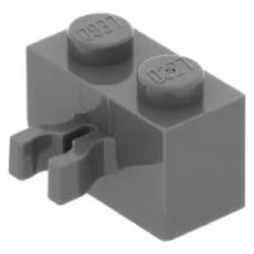 LEGO® 4211074 D GRIJS - M-8-C LEGO® 1x2 met verticale houder DONKER GRIJS