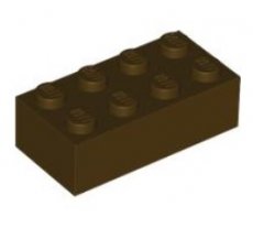 LEGO® 6353072 D BRUIN - H-38-C LEGO® 2x4 DONKER BRUIN