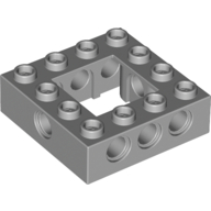 LEGO® 4211640 L GRIJS - M-7-A LEGO®  steen 4x4 open midden LICHT GRIJS