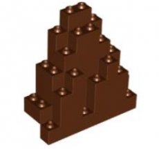 LEGO® rotswand top 3x8x7  BRUIN