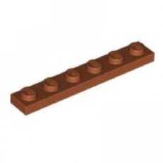 LEGO® 4244385 - 6253418 D ORANJE - M-36-A LEGO® 1x6 DONKER ORANJE
