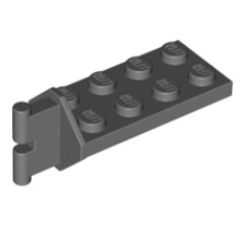 LEGO® 2x4 scharnierplaat DONKER GRIJS
