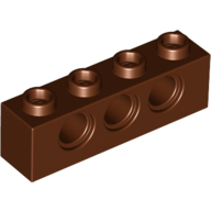LEGO® 4267994 BRUIN - M-3-C LEGO® 1x4 steen met 3 gaten BRUIN
