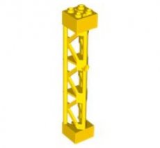 LEGO® 4295938 GEEL - H-44-B LEGO® steun 2x2x10 driehoekige balk - type 4 - 3 posts, 3 sections GEEL