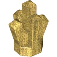 LEGO® rock 1x1 crystal 5 points PEARLY GOLD