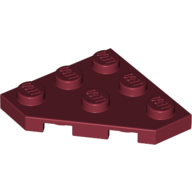 LEGO® 4539064 D ROOD - H-35-A LEGO® wig 3x3 hoek DONKER ROOD