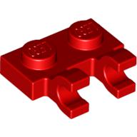LEGO® 4556153 - 6360036 ROOD - MS-111-I LEGO® plaat  1x2 met horizontale houders ROOD