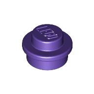 LEGO® 1x1 rond DONKER PAARS