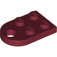 LEGO® 4568753 D ROOD - M-6-E LEGO® modified 3x2 with hole DARK RED