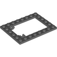 LEGO® aangepast 6x8 trapframe DONKER GRIJS