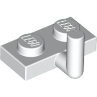 LEGO® 6261349 - 4611700 WIT - M-24-D LEGO® aangepast 1x2 met opstaande pen (van 5 mm) WIT