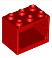 LEGO 4619543 ROOD - M-23-G LEGO® 2x3x2 kast ROOD
