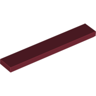 LEGO® 1x6 DONKER ROOD
