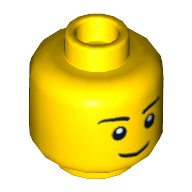 LEGO® hoofd  GEEL