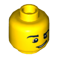 LEGO® 6021844 GEEL - MS-71-E LEGO® hoofd GEEL