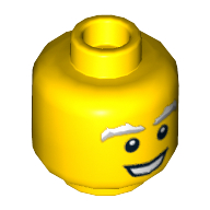 LEGO® 6029773 GEEL - MS-47-D LEGO® head YELLOW