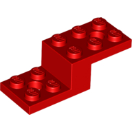 LEGO® hoekplaat 1x2x1 1/3  ROOD
