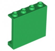 LEGO® paneel 1x4x3 - open noppen, GROEN