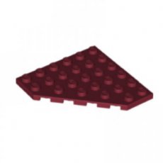 LEGO® 6038212 D ROOD - M-1-A LEGO® corner plate 6x6x45 degrees DARK RED
