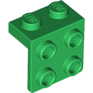 LEGO® hoekplaat 1x2 - 2x2 GROEN