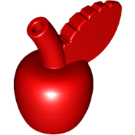 LEGO® apple with stem RED