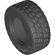LEGO 6055626 ZWART - H-9-B LEGO® pneu de voiture NOIR