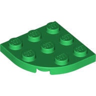 LEGO® 4541187 - 6062166 GROEN - L-34-G LEGO® 3x3 ronde hoek GROEN